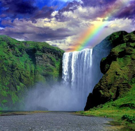 Rainbows and Waterfalls Beautiful World, Beautiful Places, Gorgeous, Beautiful Waterfalls ...