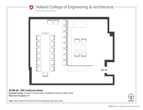 EE/ME 26 – ESIC Conference Room | Facility, Operations, and Safety Services | Washington State ...