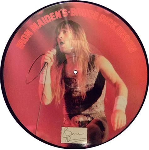 Bruce Dickinson Iron Maiden's Bruce Dickinson Interview UK picture disc LP (vinyl picture disc ...