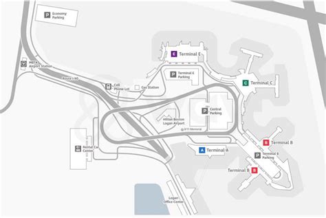 Logan Airport Terminals – Logan Airport Terminal Map - Way