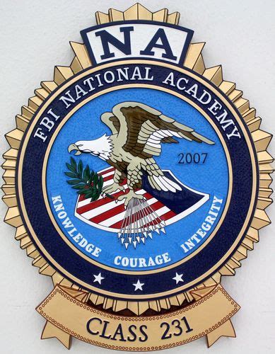 FBI National Academy Badge – American Plaque Company – Military Plaques ...