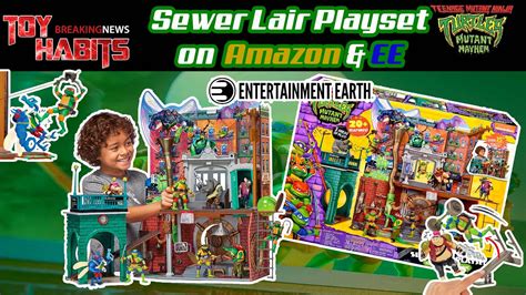 TMNT Mutant Mayhem Playmates Sewer Lair Playset on Amazon & EE - Toy Habits