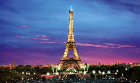 Eiffel Tower Paris At Night