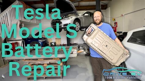 Tesla model S 60kWh Battery repair - YouTube