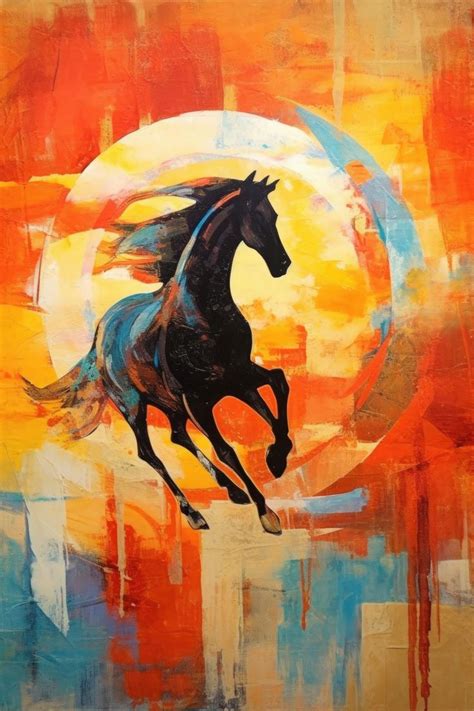 Picasso Galloping Horse Painting Abstract Wall Art Picasso - Etsy ...