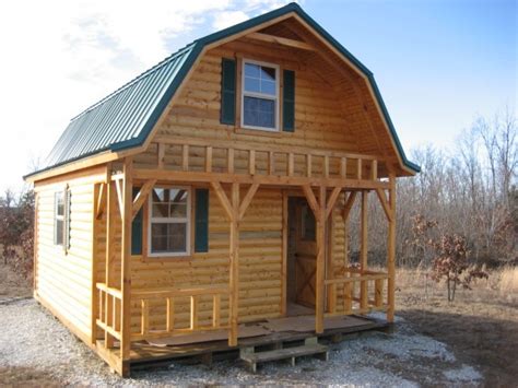 Cabin 2 Story Sheds Home Depot Cabin 2 Story Shed Kit, cabin style ...