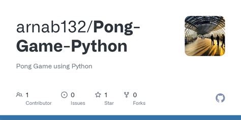 GitHub - arnab132/Pong-Game-Python: Pong Game using Python