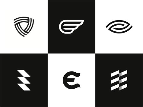 Logo Alphabet - E Lettermarks by Omnium on Dribbble