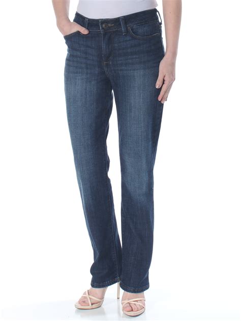 Lee - LEE Womens Navy Straight leg Jeans Size: 16 - Walmart.com - Walmart.com