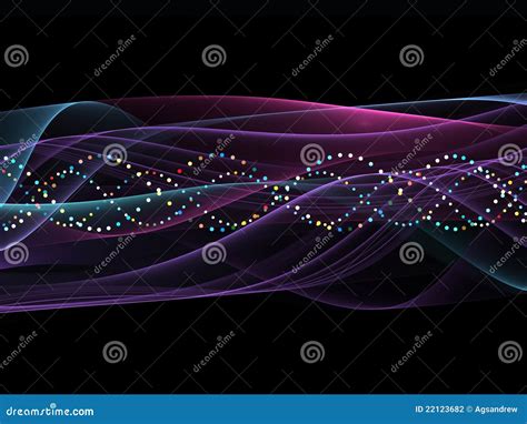 Colorful Sine Wave Pattern stock illustration. Illustration of ...