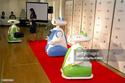 Japan Introduces First Hospital Robot Guide Photos and Premium High Res Pictures - Getty Images