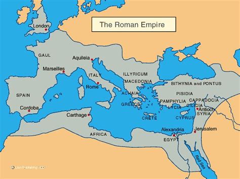 a map of the roman empire