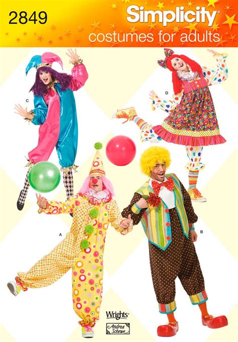 Clown Costumes Patterns – Free Patterns