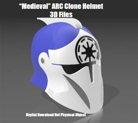 Medieval ARC Clone Trooper Helmet 3D Files3mf - Etsy