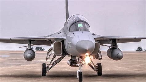 FA-50 Light Attack Aircraft Jet & F-16 @ Kunsan Air Base - YouTube