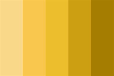 Shades of Yellow-Orange Color Palette