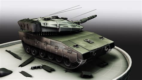 Merkava tank 3D model - TurboSquid 1552879