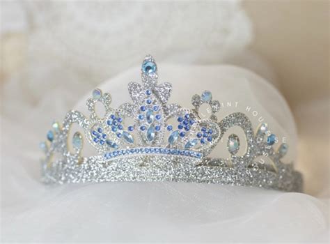 Cinderell Crown, Princess tiara, Birthday crown, Cinderell headband, Costume crown, Silver ...