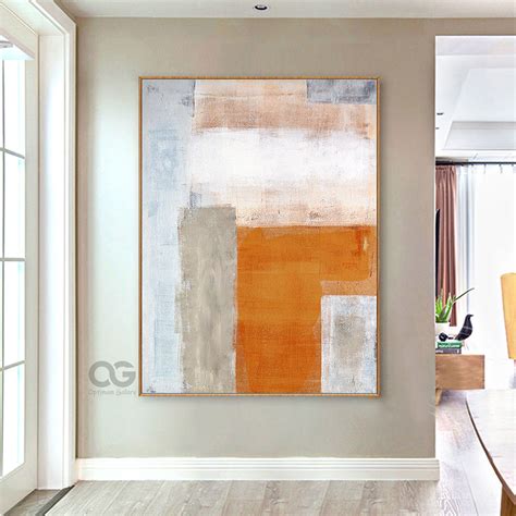 This is an Large Original Minimalist Art, Abstract Acrylic Painting ...