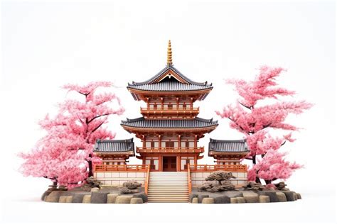 Japanese temple architecture building. AI | Premium Photo - rawpixel