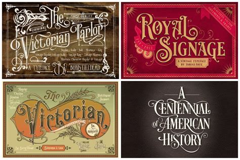 30 Charming Victorian Fonts To Bring Back The Beauty of the 1800s ...