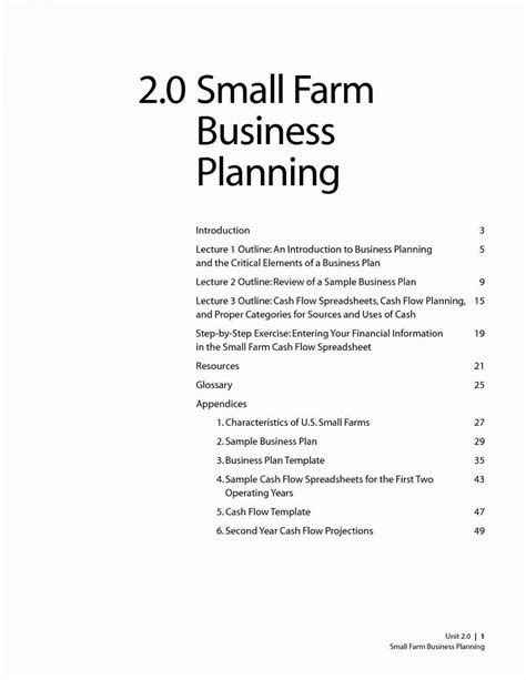 Livestock Farming Business Plan Sample Pdf - Livestock Cattle