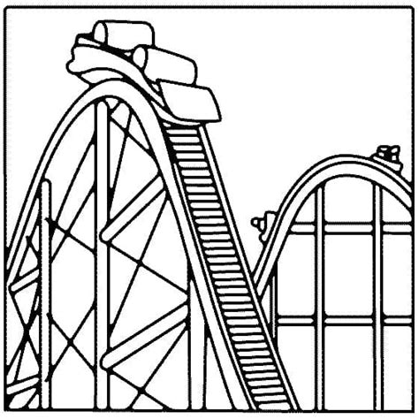 Print Roller Coaster coloring page - Download, Print or Color Online ...