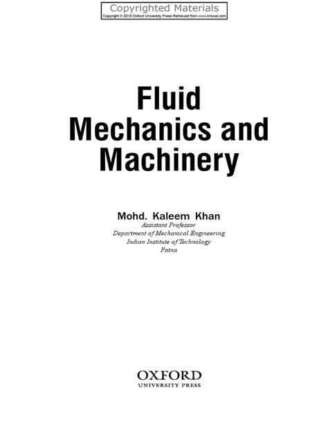 Fluid Mechanics and Thermodynamics of Turbomachinery Sixth Edition | PDF | Fluid Dynamics | Density