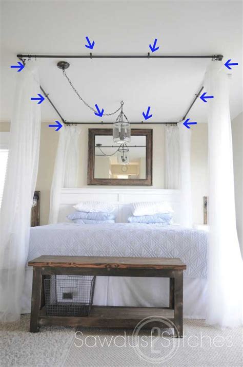 How To Diy A Canopy Bed - Hanaposy