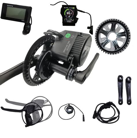 Bafang BBS02 48V 500W motor Bafang 500W mid crank drive kit electric motor kit Ebike electric ...