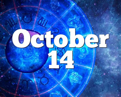 October 14 Birthday horoscope - zodiac sign for October 14th