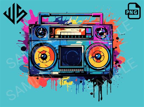 Graffiti Boombox Drawings