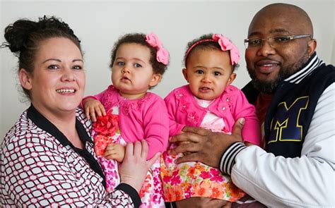 Britain's 'first black and white twins' born from same egg