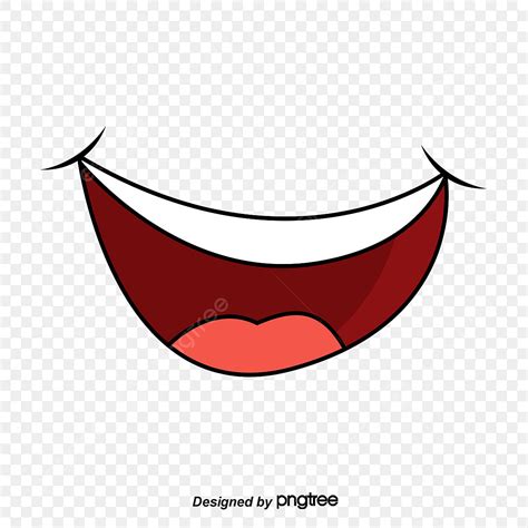 Cartoon Mouth Clipart Transparent Background, Mouth Cartoon Vector Design, Mouth Vector, Cartoon ...