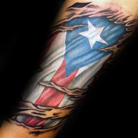 50 Puerto Rican Flag Tattoo Ideas For Men - Puerto Rico Designs Taino Tattoos, Bull Tattoos ...