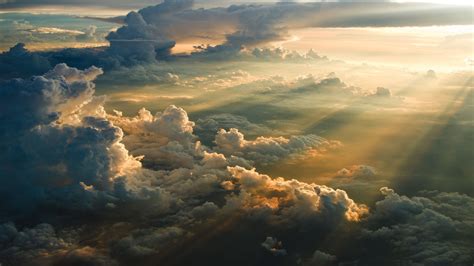 clouds, Sky, Sun rays Wallpapers HD / Desktop and Mobile Backgrounds