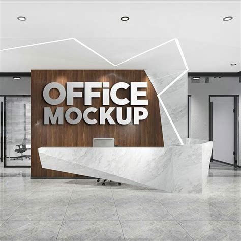 Free Office Sign Mockup PSD Template » CSS Author