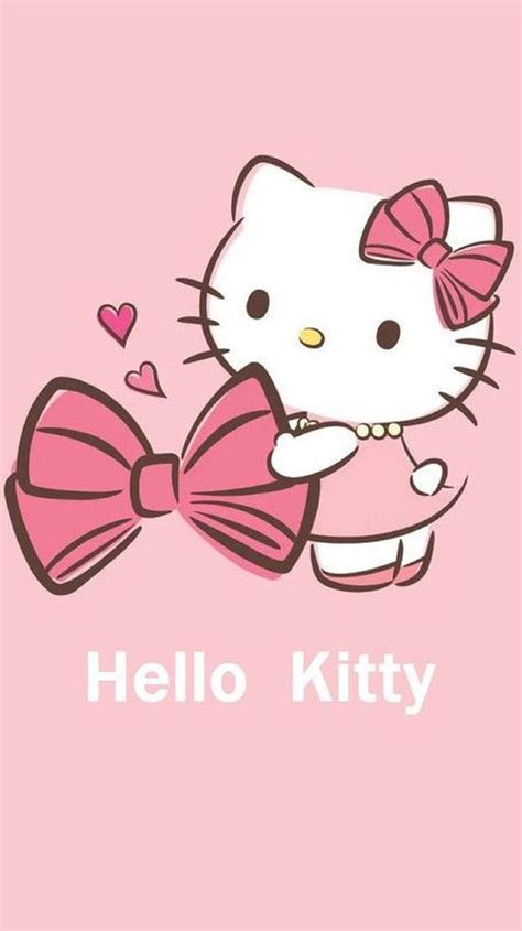 0 Result Images of Hello Kitty Pink Bow Wallpaper - PNG Image Collection