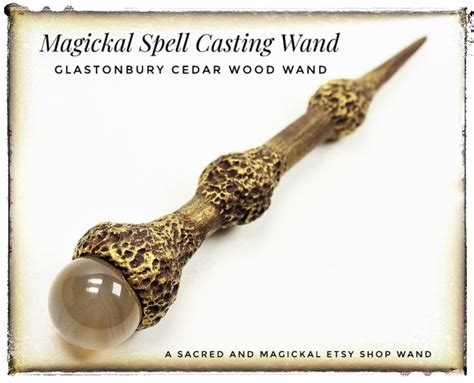 Magic Spell Casting Wand Magic wand Mini wand Crystal | Etsy