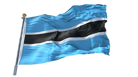 Botswana Flag PNG 12375679 PNG