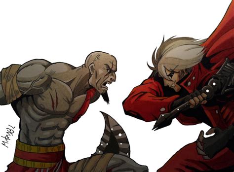 Kratos Vs Dante by MikeES on DeviantArt