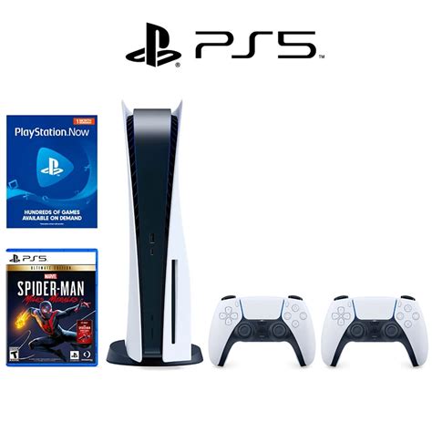 PlayStation 5 Bundle with PS5 Console, Bonus PS5 DualSense - Ex Ten