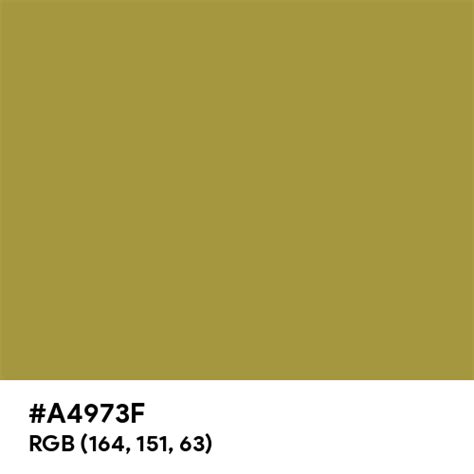 Dark Gold Matte color hex code is #A4973F