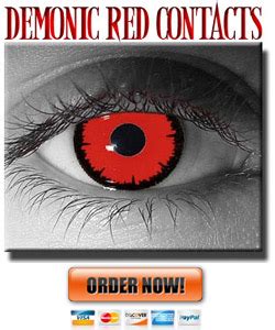 Vampire Contacts | Blood Red Contacts