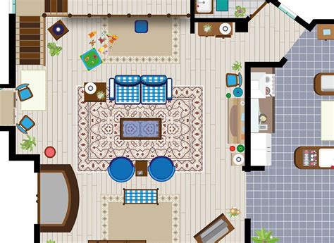 Full House Sitcom TV Show House Floor Plan - Etsy