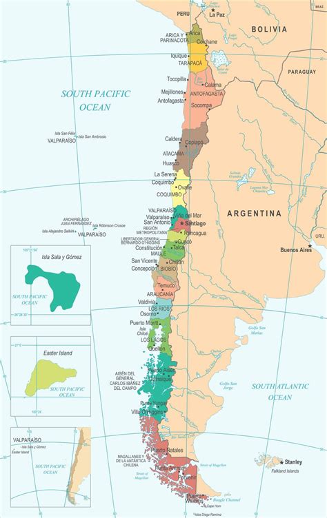 Chile Districts Map