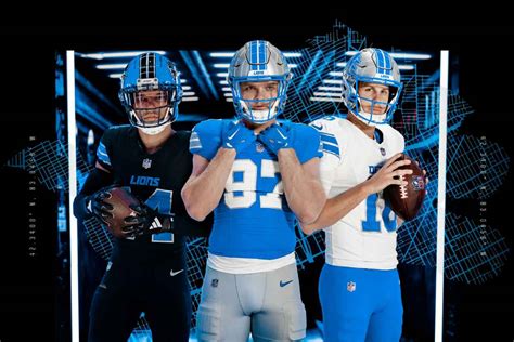 New Detroit Lions Jerseys Unveiled: Third Black Jersey Returns with ...