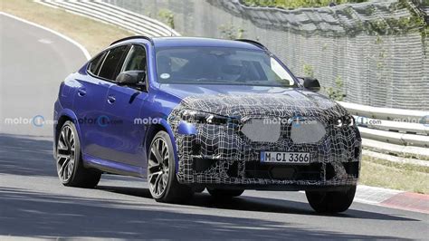 BMW X6 M Facelift Spied With Minimal Disguise On The Nurburgring