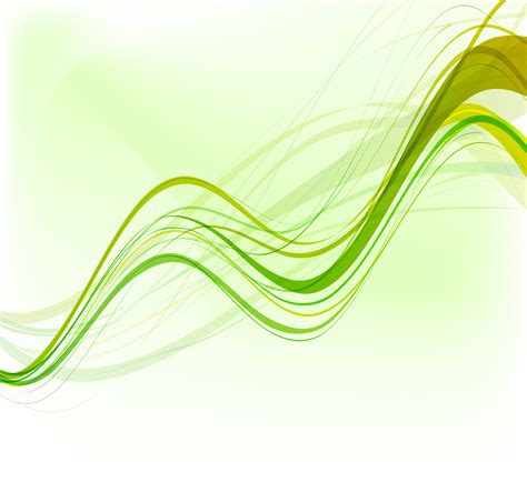 Abstract, Creative, Background, Waves Vector Design Vector Green ...