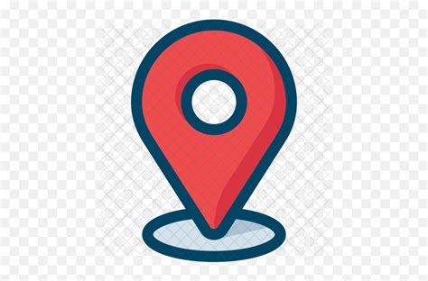 Location Pin Icon Of Colored Outline - Emoji Location Pin Png,Location Png - free transparent ...